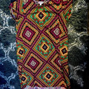Lularoe Carly Aztec Print